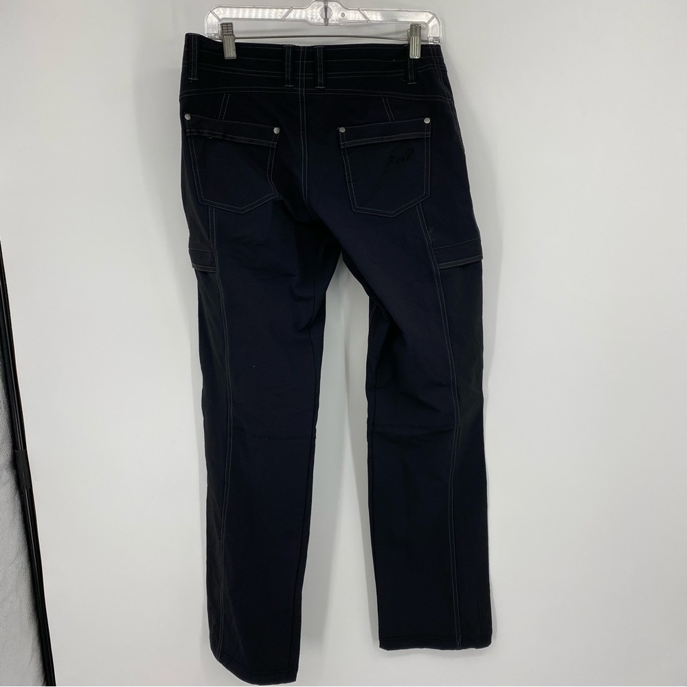 Kuhl Women's Wide Leg Pants in Black with Contrast Stitching - Picture 3 of 11
